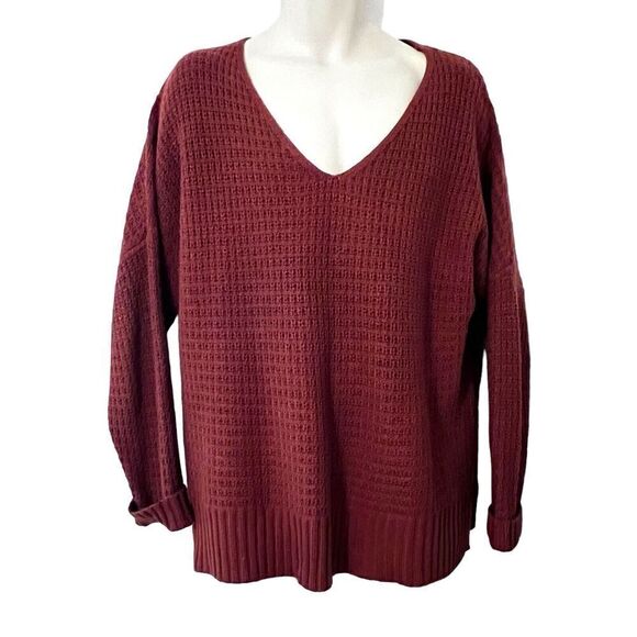Rachel Zoe Women’s Sweater Jumper Pullover Rust Brown Size XL - Picture 1 of 5
